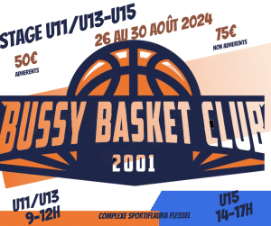 Stage BUSSY BASKET CLUB
