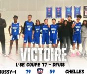 SAISON 25/26 – 1/8ÈME DE FINALE DFU18 : BUSSY EN 1/4 DE FINALE