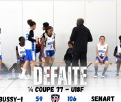 SAISON 25/26 – 1/4 DE FINALE COUPE 77 : DÉFAITE LOGIQUE